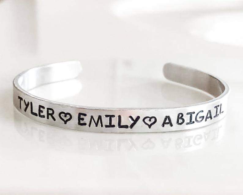 Custom Names cuff Bracelet