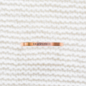 Roman Numeral Bracelet